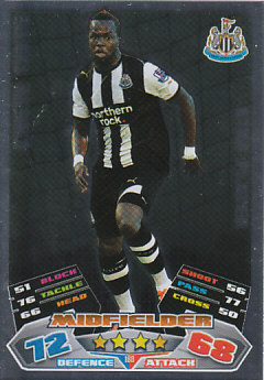 Cheick Tiote Newcastle United 2011/12 Topps Match Attax Star Player #188